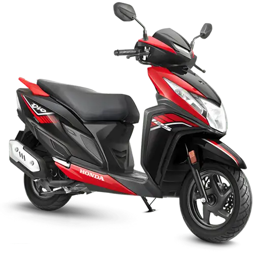 Red Honda Dio scooter rental Colombo airport delivery