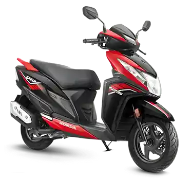 Red Honda Dio scooter rental Colombo airport delivery