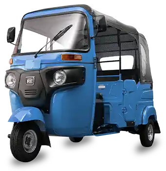 Blue Bajaj TukTuk rental for self-drive tours in Colombo Sri Lanka