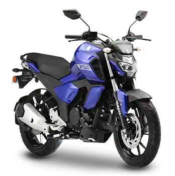 Blue Yamaha FZ 150cc motorbike for rent Sri Lanka airport pickup
